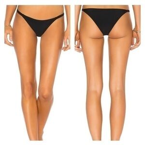 Lovers and Friends The Feels Moderate Coverage Bikini Bottom in Black Size XL